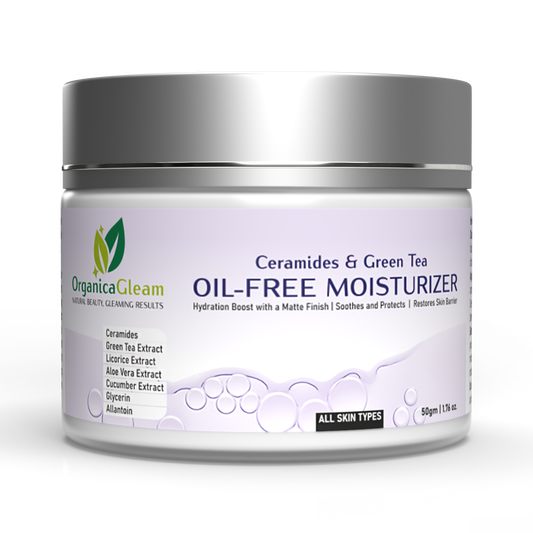 OrganicaGleam Ceramides and Green Tea Oil-Free Moisturizer